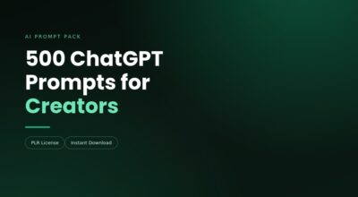 500 ChatGPT Prompts for Creators & Marketers