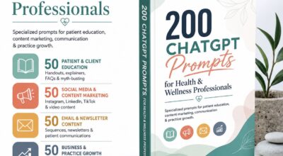 200 ChatGPT Prompts for Health & Wellness Professionals