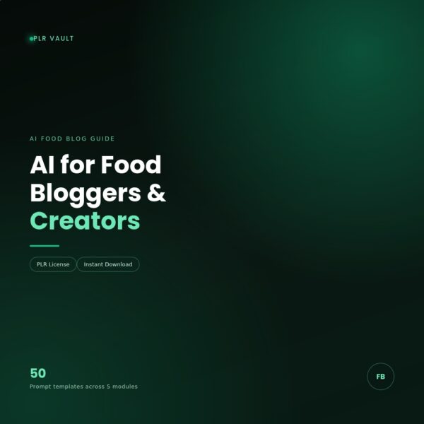 AI for Food Bloggers & Recipe Creators: Content, SEO & Growth