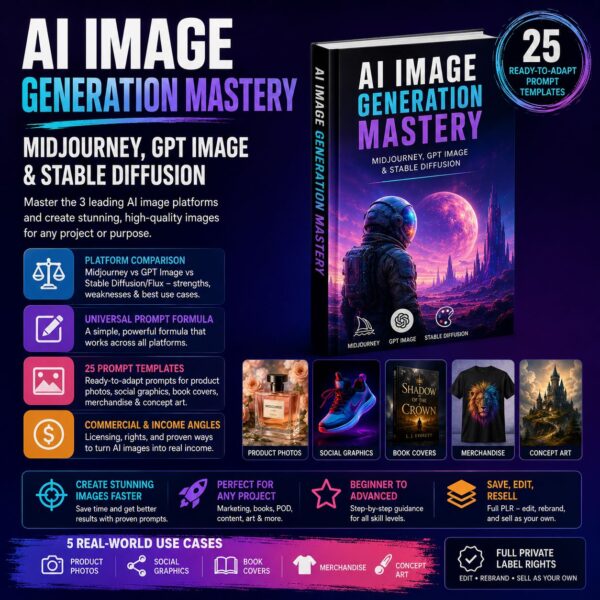 AI Image Generation Mastery: Midjourney, GPT Image & Stable Diffusion