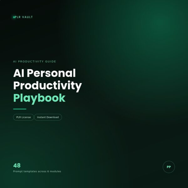 AI Personal Productivity Playbook: Think Less, Do More