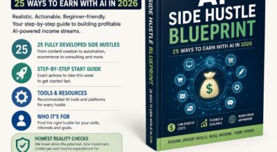 AI Side Hustle Blueprint: 25 Ways to Earn With AI in 2026