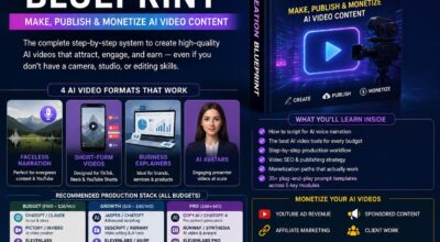 AI Video Creation Blueprint: Make, Publish & Monetize AI Video Content